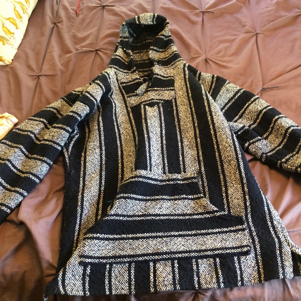 Black and White Hippie Sweater